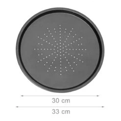 Relaxdays 3 Pizaplaten Met Pizzarek, Pizza Bakplaat Rond 33 Cm, Pizzaplaat 3stuk -Barbecue Serie Winkel 1200x1200 327