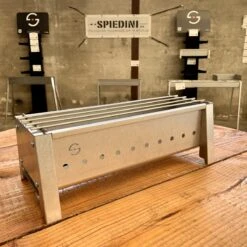 Spiedini Saté-bbq Bali 40 Mini - Kleine, Smalle Houtskoolbarbecue Met Horizontaal Rooster Voor Sate Of Andere Spiesjes - 40 Cm Lang, 11 Cm Breed, 14 Cm Hoog - Ideaal Voor Tuin- Of Open Haard, Of Balkon - Materiaal: Gealuminiseerd Ijzer -Barbecue Serie Winkel 1200x1200 34