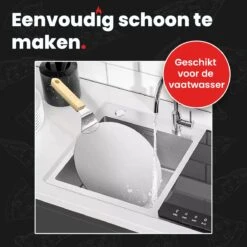 GrillX Pizzaschep Met Pizzasnijder - 30cm - In Luxe Doos - Pizzaspatel Voor BBQ & Oven - BBQ Accesoires Gereedschap -Barbecue Serie Winkel 1200x1200 410
