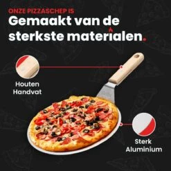 GrillX Pizzaschep Met Pizzasnijder - 30cm - In Luxe Doos - Pizzaspatel Voor BBQ & Oven - BBQ Accesoires Gereedschap -Barbecue Serie Winkel 1200x1200 411