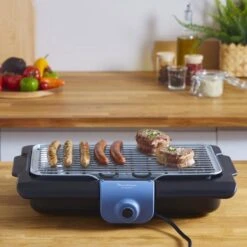 Moulinex BG134812 Barbecue Tafelblad Electrisch 2100W Zwart, Blauw, Zilver Barbecue -Barbecue Serie Winkel 1200x1200 46