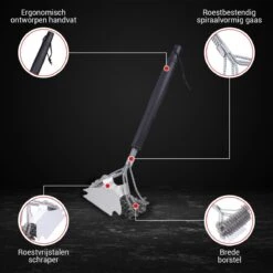 BBQ Borstel Staal RVS Reinigingsborstel Barbecue Grill Accessoires -Barbecue Serie Winkel 1200x1200 478