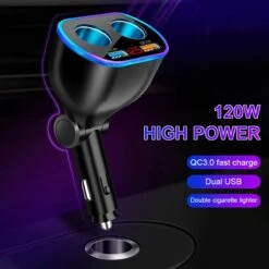 Auto Sigarettenaansteker Splitter - Losse Oplader - USB 2.0 A/USB 3.0 A 2 Poorten - Zwart - Snellader - Splitter - Auto Lader USB 22 Auto Sigarettenaansteker Splitter - Losse Oplader - USB 2.0 A/USB 3.0 A 2 Poorten - Zwart - Snellader - Splitter - Auto Lader USB -Barbecue Serie Winkel 1200x1200 486