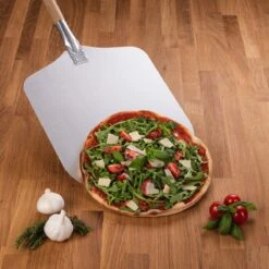 Blumtal Professionele Pizzaschep - 30,5 X 30,5 Cm - Houten Grip 85 Cm -Barbecue Serie Winkel 1200x1200 535