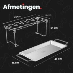 GrillX Kippenvleugelhouder - Kiphouder Voor BBQ & Oven - RVS - BBQ Accesoires 13 GrillX Kippenvleugelhouder - Kiphouder Voor BBQ & Oven - RVS - BBQ Accesoires -Barbecue Serie Winkel 1200x1200 546