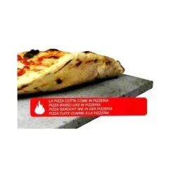 ETNA Pizza Set - Grote Pizzasteen & GRATIS Pizzaschep - 30 Cm X 38 Cm - Echt Italiaanse Pizzasteen - Broodbaksteen - BBQ Pizzasteen - Gemaakt Van Lavasteen Uit De Etna - Non-stick - Eppicotispai -Barbecue Serie Winkel 1200x1200 553