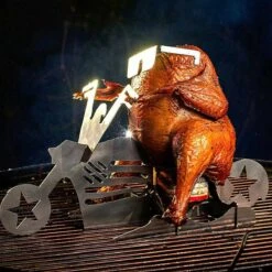 GrillX Beer Can Chicken Houder - Kiphouder Motorcycle - BBQ Accesoires - Bierkip - Barbeque Gereedschap - Chicken Sitter -Barbecue Serie Winkel 1200x1200 590