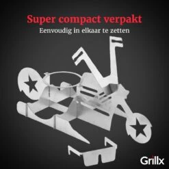 GrillX Beer Can Chicken Houder - Kiphouder Motorcycle - BBQ Accesoires - Bierkip - Barbeque Gereedschap - Chicken Sitter -Barbecue Serie Winkel 1200x1200 592
