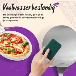 Nowad Pizzaschep RVS Rond Voor BBQ En Oven - 30,5 Cm - Pizzaspatel - Taartschep - Houten Handvat - Ophangbaar - Rond - Vaatwasbestendig - Keukenaccessoires -Barbecue Serie Winkel 1200x1200 614