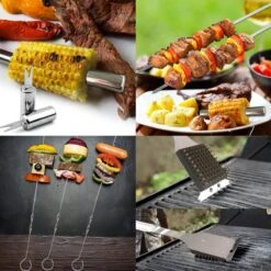 Saveur Royal® 35-delige Barbecue Gereedschapset In Roestvrij Staal - BBQ Grill Set Met Draagtas - Barbecuegerei-sets - Barbecue Accessoires Gereedschap - 35-delig -Barbecue Serie Winkel 1200x1200 635