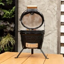 BluMill Kamado BBQ Egg - Kamado 13 Inch - Incl. Vlees Thermometer - Houtskoolbarbecues - Zwart - Ø 27cm -Barbecue Serie Winkel 1200x1200 64