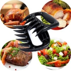 Merkloos Professionele Vleesshredders / Vleesklauwen | Meat Claws | BBQ | Bear Paws | Meat Shredders | Vlees Houders | Barbeque Accesoires | Pulled Pork Klauwen | 2 Stuks -Barbecue Serie Winkel 1200x1200 645