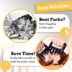 Mountain Grillers Claws-High Quality Meat Claws For American BBQ Pulled Pork-Plastic Meat Claws For Slicing-Vaatwasser Safe Bear Claws Gift Idee -Barbecue Serie Winkel 1200x1200 770