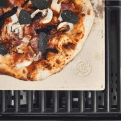 Burnhard Pizzasteen 38 X 30 X 1,5 Cm + Pizzaschep -Barbecue Serie Winkel 1200x1200 774