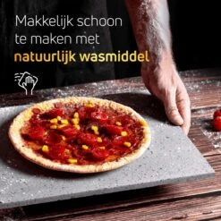 Pizzasteen BBQ Oven - Lava Van Vulkaan Etna - Barbecue Accesoires - Made In Italy - Broodbaksteen - 30x38x1.1 - VDN -Barbecue Serie Winkel 1200x1200 818