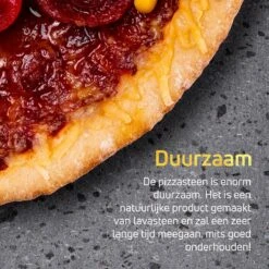 Pizzasteen BBQ Oven - Lava Van Vulkaan Etna - Barbecue Accesoires - Made In Italy - Broodbaksteen - 30x38x1.1 - VDN -Barbecue Serie Winkel 1200x1200 820