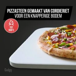 Gadgy Pizzasteen Met Pizzaschep – Cordieriet Voor Knapperige Pizzabodem – Pizzasteen Voor BBQ, Oven Of Kamado - Pizzaspatel - Pizza Set 10 Gadgy Pizzasteen Met Pizzaschep – Cordieriet Voor Knapperige Pizzabodem – Pizzasteen Voor BBQ, Oven Of Kamado - Pizzaspatel - Pizza Set -Barbecue Serie Winkel 1200x1200 845