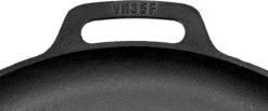 Valhal Outdoor Skillet / Plancha / Koekenpan - Gietijzer - Diameter 35cm, Twee Handvatten, VH35F -Barbecue Serie Winkel 1200x502