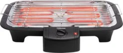 Tristar BQ-2813 Electrische Tafelbarbecue - Grilloppervlak (LxB) 38x22 Cm - 2000W - Zwart -Barbecue Serie Winkel 1200x520