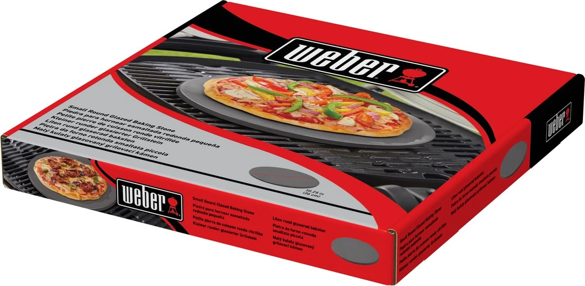 Weber Geglazuurde Pizzasteen Ø 26 Cm 1 Weber Geglazuurde Pizzasteen Ø 26 Cm