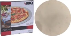 MaxxHome Pizzasteen - BBQ Steen - Pizzasteen Voor De Lekkerste Bereiding Van Een Pizza Op Jouw Barbecue Of In De Oven - Pizza Steen Rond - Medium (33 Cm) -Barbecue Serie Winkel 1200x616