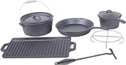 EL Fuego Dutch Oven Set Gietijzer 7-delig 15 EL Fuego Dutch Oven Set Gietijzer 7-delig -Barbecue Serie Winkel 1200x628
