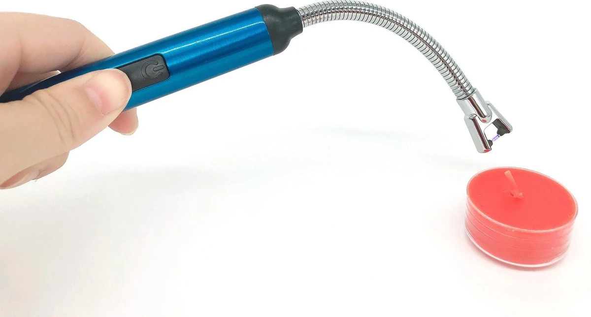 Elektrische Aansteker – USB Oplaadbaar - Blauw – Fornuis – BBQ – Openhaard – Lange Flexibele Aansteker 1 Elektrische Aansteker – USB Oplaadbaar - Blauw – Fornuis – BBQ – Openhaard – Lange Flexibele Aansteker