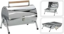 BBQ Collection Houtskoolbarbecue - Cilinder - Chroom -Barbecue Serie Winkel 1200x651