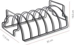 PROKING Sparerib Barbecue Rek – BBQ Accessoires – Inclusief Sparerib Recept – Anti-aanbak Lag – 35 X 19.5 X 11.5 CM 10 PROKING Sparerib Barbecue Rek – BBQ Accessoires – Inclusief Sparerib Recept – Anti-aanbak Lag – 35 X 19.5 X 11.5 CM -Barbecue Serie Winkel 1200x725
