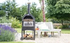 Merkloos MaxxGarden Pizza Oven - Smoker Barbecue Houtskool 45 X 65 X 158cm -Barbecue Serie Winkel 1200x745 1