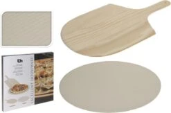 Merkloos Excellent Houseware Pizza-baksteen - Met Pizza-schep -Barbecue Serie Winkel 1200x792 1