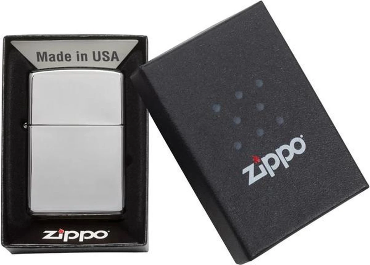 Zippo Lighter Polished Chrome 1 Zippo Lighter Polished Chrome