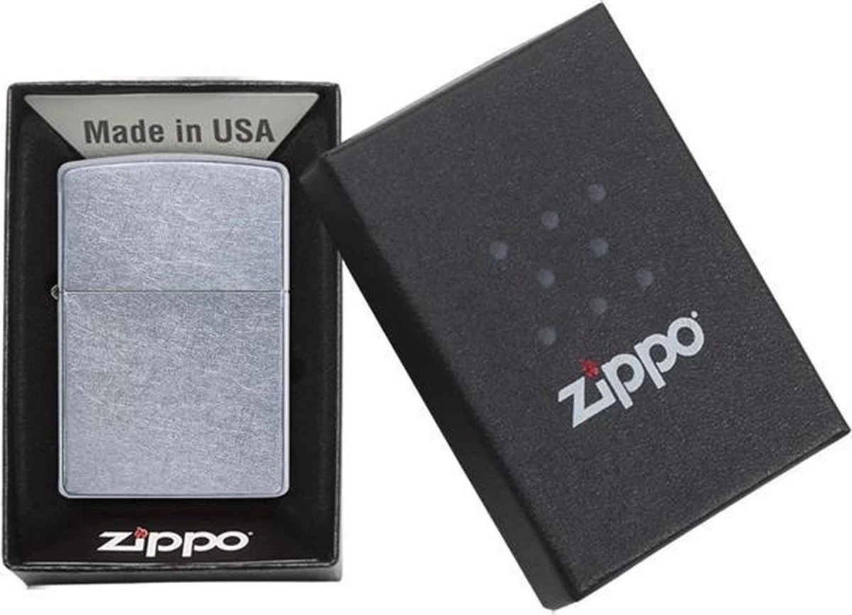 Aansteker Zippo Street Chrome 4 Aansteker Zippo Street Chrome - Afbeelding 4