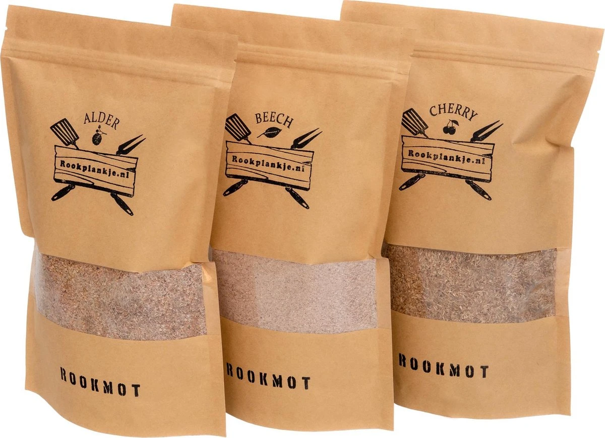 Rookmot Assortiment | Alder, Beech, Cherry 1 Rookmot Assortiment | Alder, Beech, Cherry