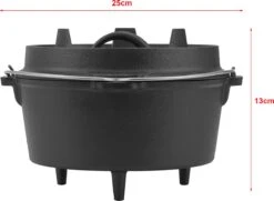 Dutch Oven Enkhuizen Met Deksel Gietijzer Zwart 4,2 L 13 Dutch Oven Enkhuizen Met Deksel Gietijzer Zwart 4,2 L -Barbecue Serie Winkel 1200x877 1