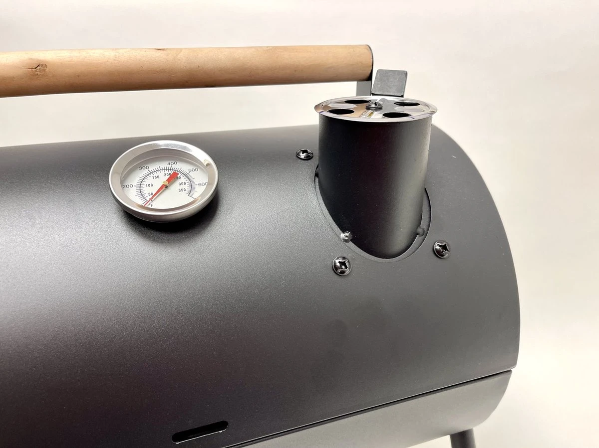 Compacte Draagbare Kolen BBQ Van Wolff BBQ - Handig Voor Op De Camping Op Het Strand Of In Een Park - Smoker Barbecue - Draagbare Lichtgewicht Bbq - Met Thermometer En Lucht Doorvoer. Laat Je Vlees Langzaam Garen. 6 Compacte Draagbare Kolen BBQ Van Wolff BBQ - Handig Voor Op De Camping Op Het Strand Of In Een Park - Smoker Barbecue - Draagbare Lichtgewicht Bbq - Met Thermometer En Lucht Doorvoer. Laat Je Vlees Langzaam Garen. - Afbeelding 6