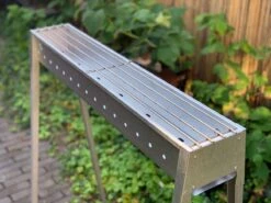 Spiedini Saté-bbq Bali 80 - Saté Houtskoolbarbecue Met Horizontaal Rooster - 80 Cm Lang, 11 Cm Breed - Materiaal: Gealuminiseerd Ijzer -Barbecue Serie Winkel 1200x899 3