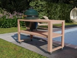BBQ Tafel - Geschikt Voor Big Green Large/Bastard Large/Bastard Large Urban/Yakiniku 19 Inch/Monolith Large - Eikenhout - 87 Cm -Barbecue Serie Winkel 1200x900 3