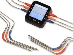 Patton - Kamado 21" - Premium Black - Keramische Barbecue - Incl. Bluetooth Kerntemperatuurmeter - LED Verlichting - Large - Compleet - Zwart -Barbecue Serie Winkel 1200x900 30