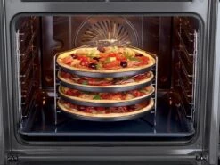 Pizza - Pizzarek - Pizza Oven - Zenker - Pizzabakset - 5 Delige Set Voor 4 Pizza's - Ø 28,5 Cm - Antiaanbaklaag Van ILAG® - Pizzaplaat - Pizza -Barbecue Serie Winkel 1200x900 50