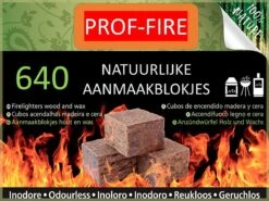 PROF-FIRE - 640 Aanmaakblokjes Bruin- Voordeelbox - Ecologisch - Milieuvriendelijk - CO2 Neutraal - Fire-Up Kwaliteit -Barbecue Serie Winkel 1200x900 52