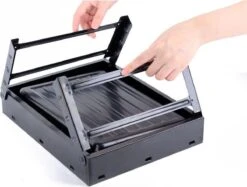 Merkloos Decopatent® Portable Houtskool BBQ - Barbecue - Inklapbaar - Barbecue Houtskool - Tafel Grill - Camping - Strand - Festival - Park -Barbecue Serie Winkel 1200x909