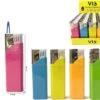 Stormaanstekers Turbo Aanstekers Neon Kleur - Merk Unilite Vio - Tray Van 50 Stuks - Navulbaar.