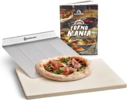 Burnhard Pizzasteen 38 X 30 X 1,5 Cm + Pizzaschep -Barbecue Serie Winkel 1200x949 1