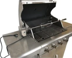 BBQNovation Elektrisch Draaispit Deluxe Met Extra Lang RVS Spit Geschikt Voor Meeste GAS BBQ's -Barbecue Serie Winkel 1200x968