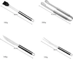 Sens Design BBQ Accesoires - 18 Delig - BBQ Gereedschapset Koffer -Barbecue Serie Winkel 1200x969 1