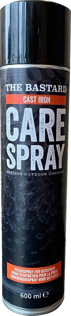 The Bastard Cast Iron Care Spray 600 Ml - Olie Voor Gietijzer - Onderhoudsspray Gietijzer 1 The Bastard Cast Iron Care Spray 600 Ml - Olie Voor Gietijzer - Onderhoudsspray Gietijzer