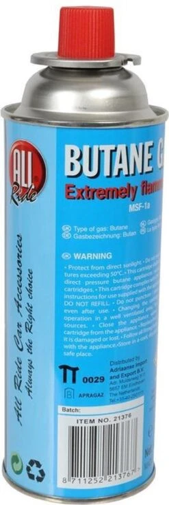 All Ride Butaan Gas / Navulgas -Barbecue Serie Winkel 403x1200