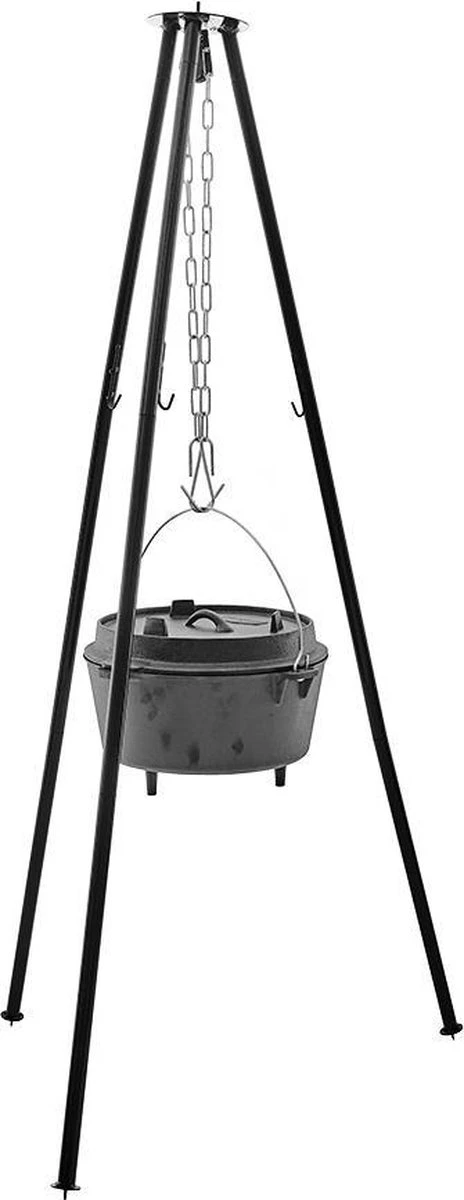 Grill Guru Tripod And Dutch Oven Set In Box 1 Grill Guru Tripod And Dutch Oven Set In Box