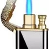 Dragon Lighter - Draak Aansteker - Dual Flame - Vuur Aansteker - Verschillende Vlamgrootte - Hervulbaar - WBV™
